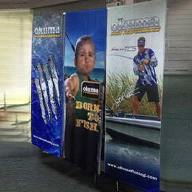 热转印吊旗 热转印灯箱布-230G 贡缎布