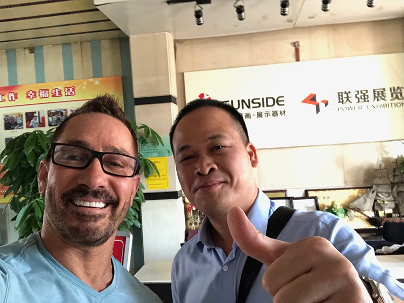 One of Our Canadian Customer Visited Us